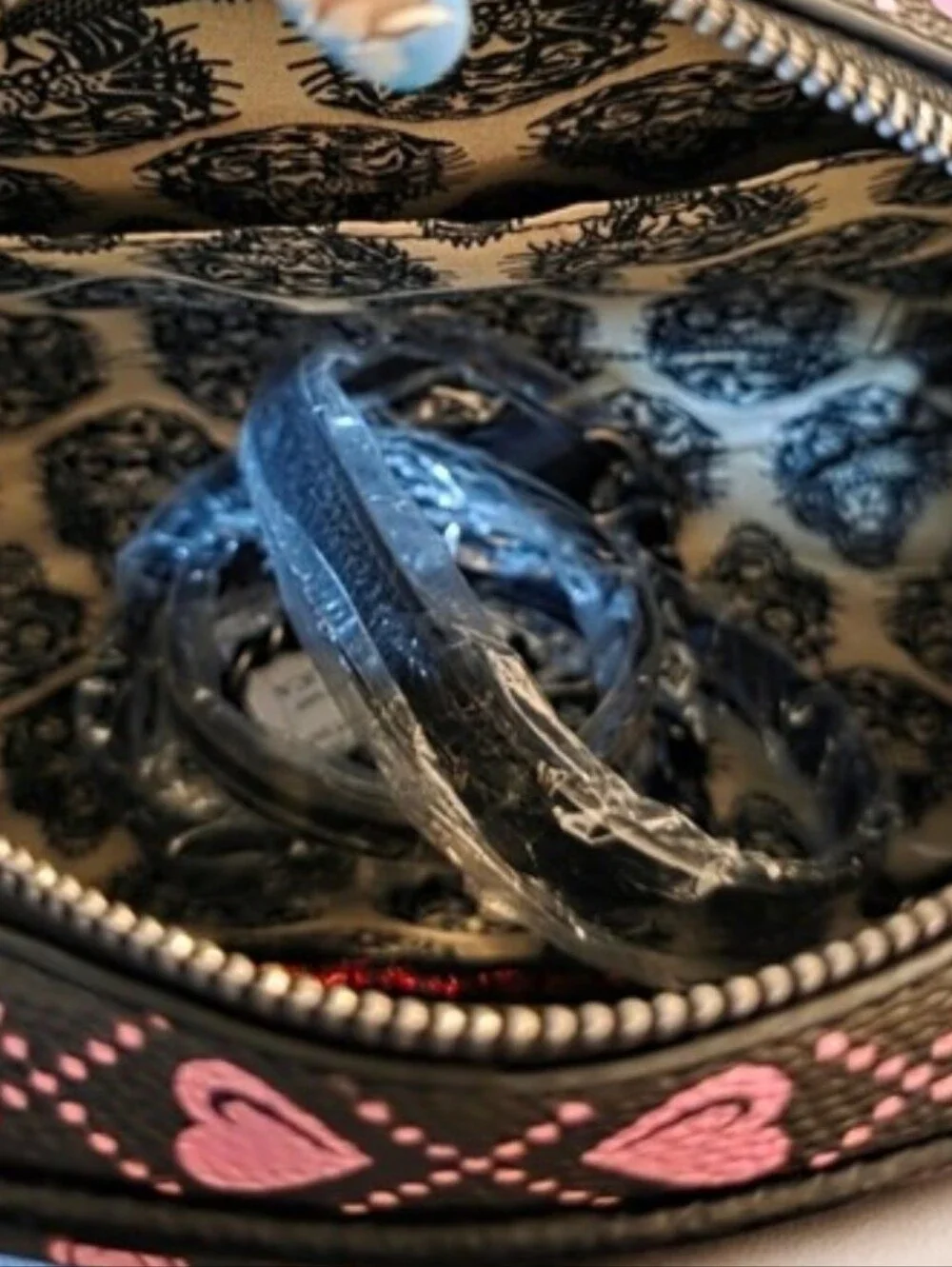 Ed Hardy Pink Skull Dome Satchel Bag